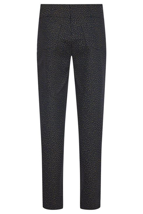 Robell Britt Wide Leg 80cm Trousers - High Waist, Pressed Pleats 53578-5405