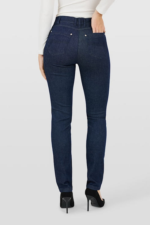 Robell Elena 53532-55050 - Straight Fit Stretch Denim Trousers 80 cm