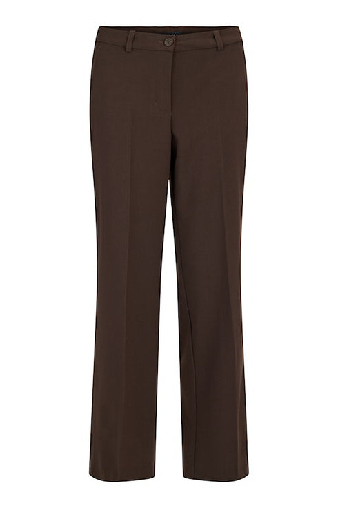 Robell Britt Wide Leg 80cm Trousers - High Waist, Pressed Pleats 53578-5405
