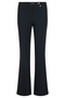 Robell Joella 82 cm Black Regular Waist Flared Pull-On Jersey Trousers 53640-54199