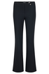 Robell Joella 82 cm Black Regular Waist Flared Pull-On Jersey Trousers 53640-54199