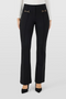 Robell Joella 82cm Kickflare Trousers with Gold Detail - Black SKU 53641-60012