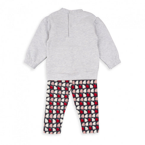 Babybol 2-Piece Sweatshirt Set (251006) with Cat Print Trousers