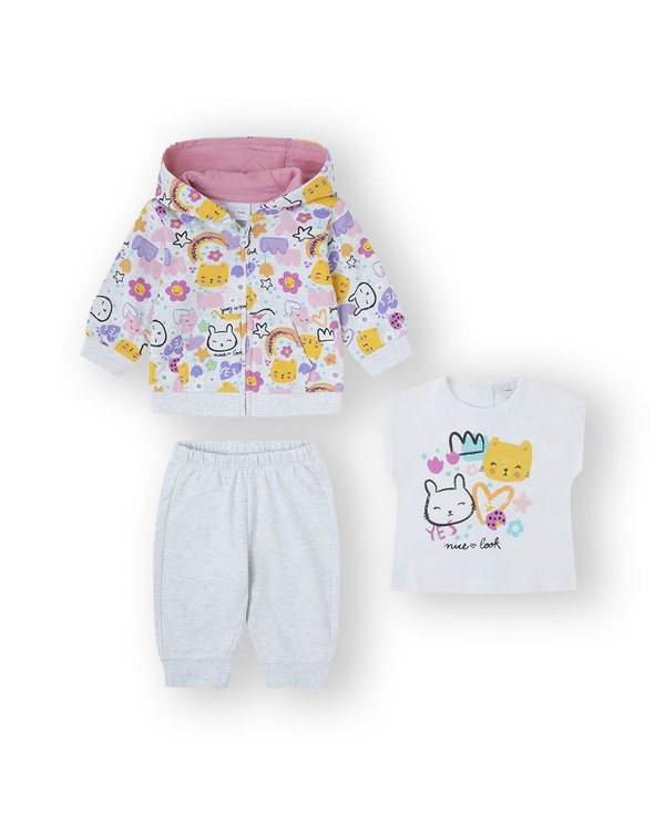 Yatsi Mini-Cool Multi-Colour Tracksuit 3 Piece 25111053