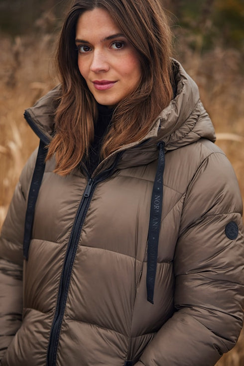 Normann Long Hooded Down Coat – Style 4339-400-0