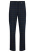 Robell Bella Bannatyne Tartan Check Trouser - Classic Bella Fit, Straight-Leg Tailoring 52564 55054