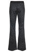 Robell Joella Trousers 53474-55063-0 - Flared Animal Print Jersey Trousers
