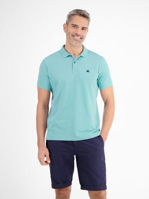 Lerros Plain Polo 2523200 Costal Blue