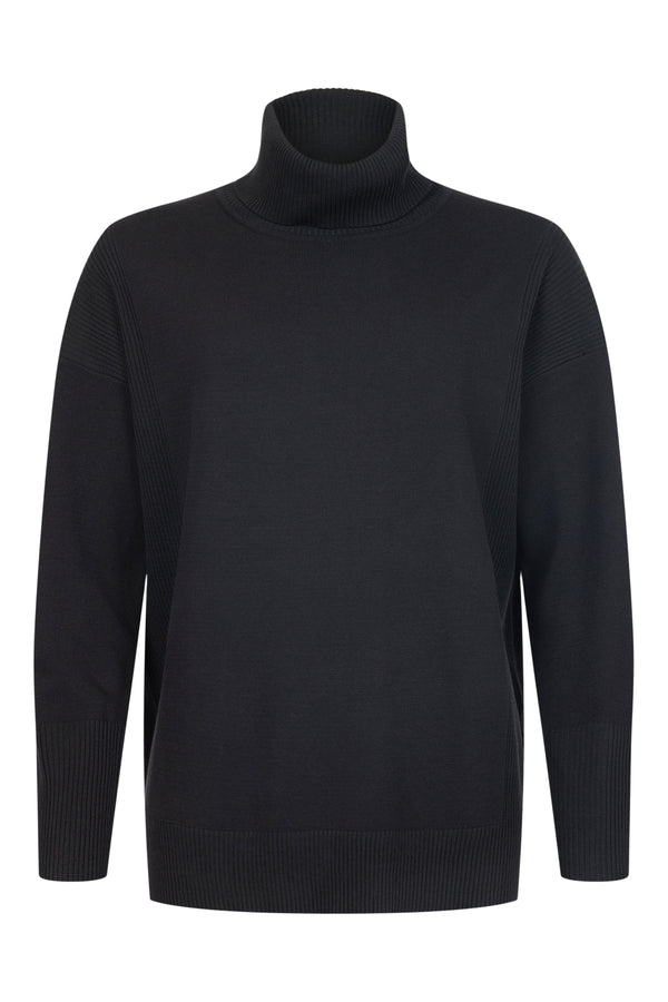 Sunday Ruffle Polo Neck Knit Pullover – Style 6744 6281