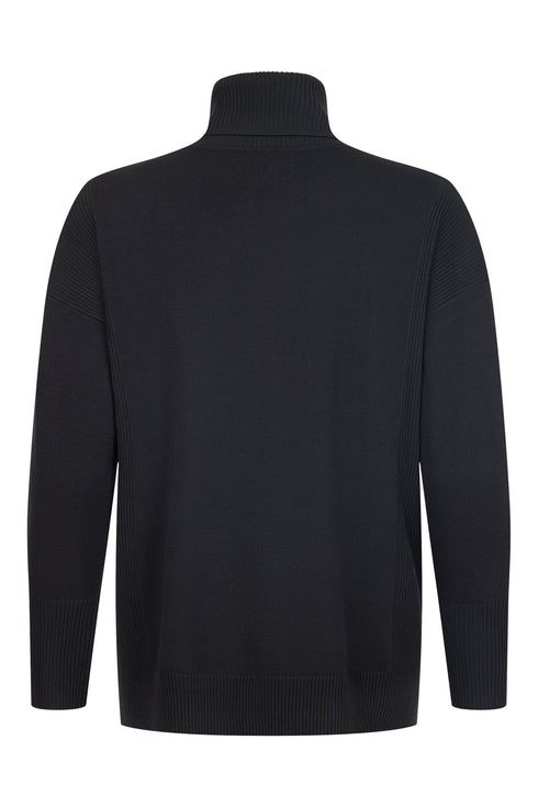 Sunday Ruffle Polo Neck Knit Pullover – Style 6744 6281