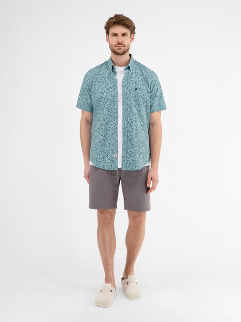 Lerros short-sleeved shirt with minimal pattern 2532103