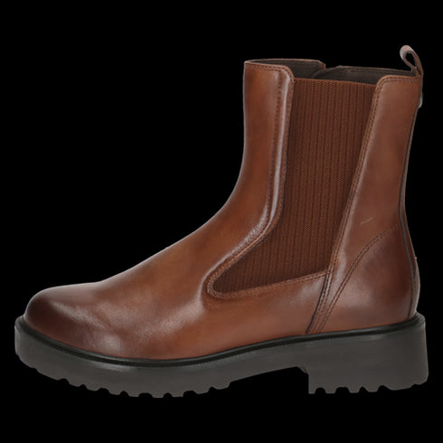 Caprice Ladies Chelsea Cognac Nappa Ankle Boot