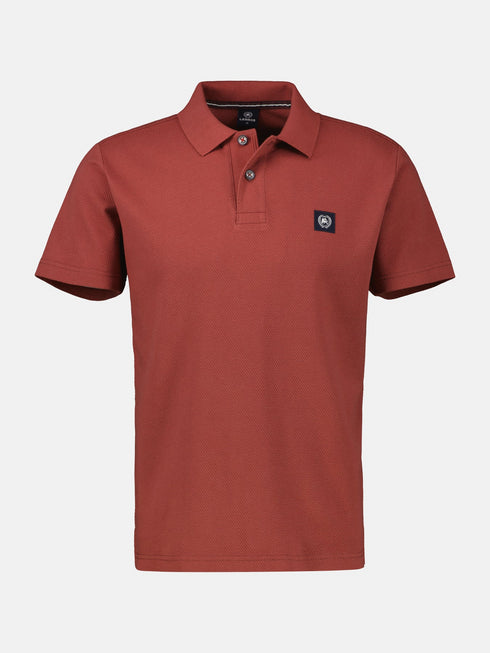 Lerros Polo shirt in soft waffle piqué quality 2543204