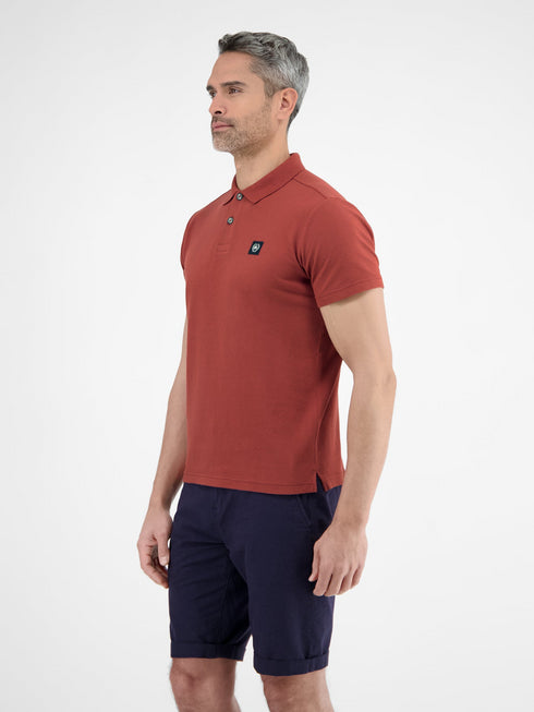 Lerros Polo shirt in soft waffle piqué quality 2543204