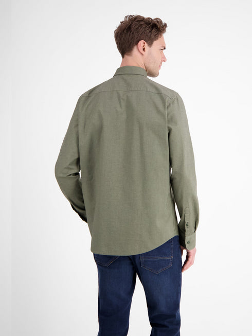 Lerros Long-Sleeved Oxford Shirt with Stretch - 2581120