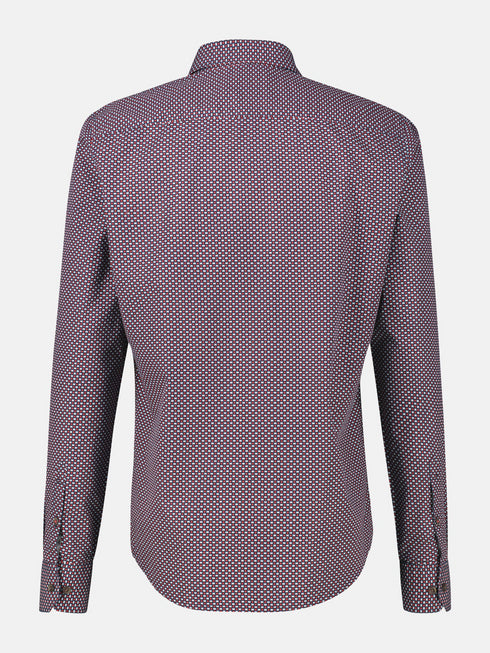 Lerros Men's Print Shirt 2581352 – Regular Fit Cotton Shirt