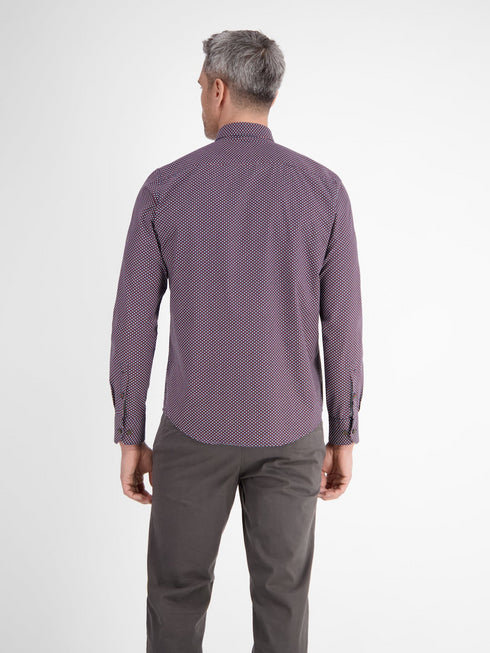 Lerros Men's Print Shirt 2581352 – Regular Fit Cotton Shirt