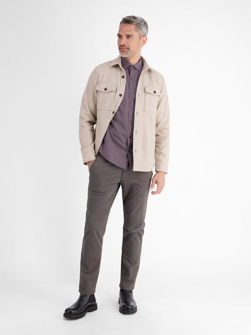 Lerros Men's Print Shirt 2581352 – Regular Fit Cotton Shirt