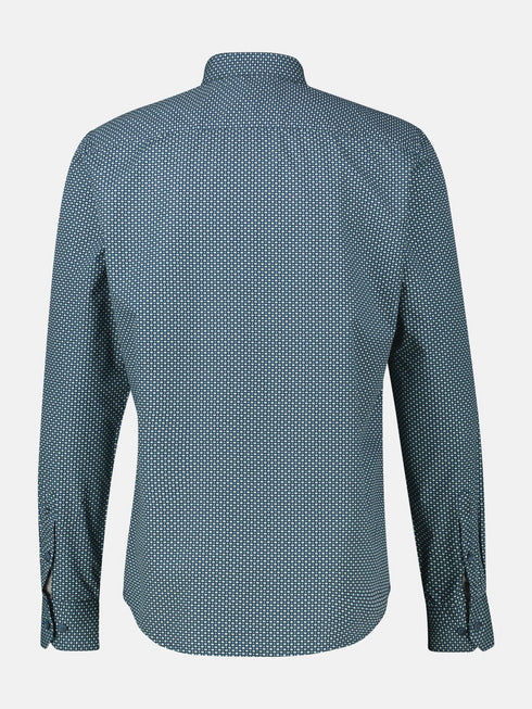 Lerros Men's Print Shirt 2581352 – Regular Fit Cotton Shirt