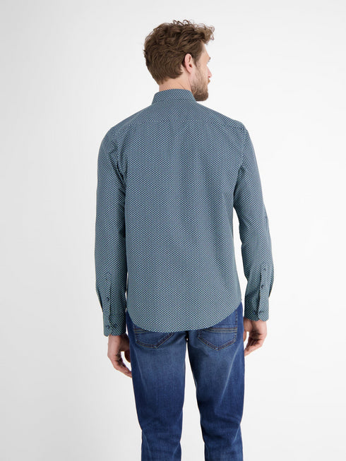 Lerros Men's Print Shirt 2581352 – Regular Fit Cotton Shirt