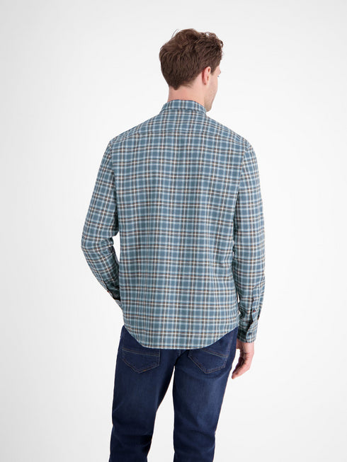 Lerros Men's Flannel Check Shirt Regular Fit 2581451