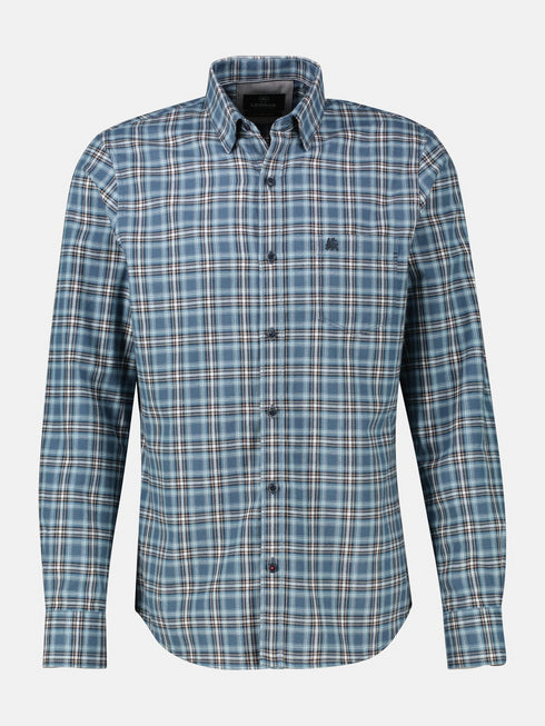 Lerros Men's Flannel Check Shirt Regular Fit 2581451