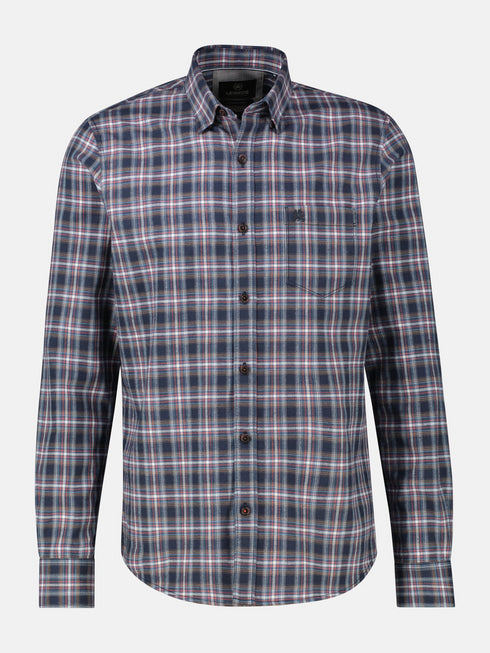 Lerros Men's Flannel Check Shirt Regular Fit 2581451