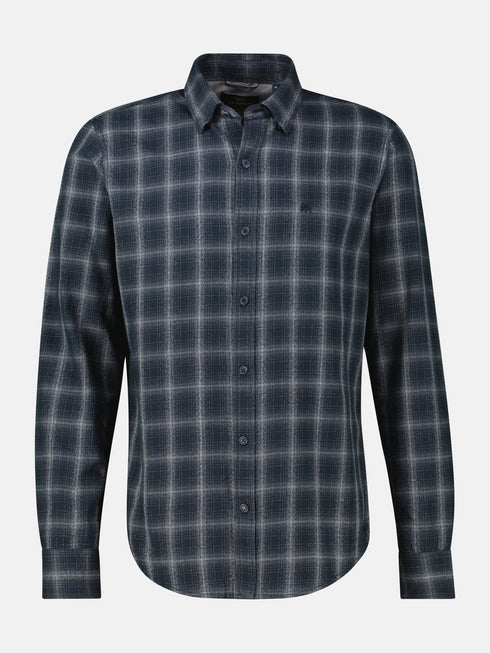 Lerros Men's Checked Shirt 2581466 – Regular Fit Cotton Blend