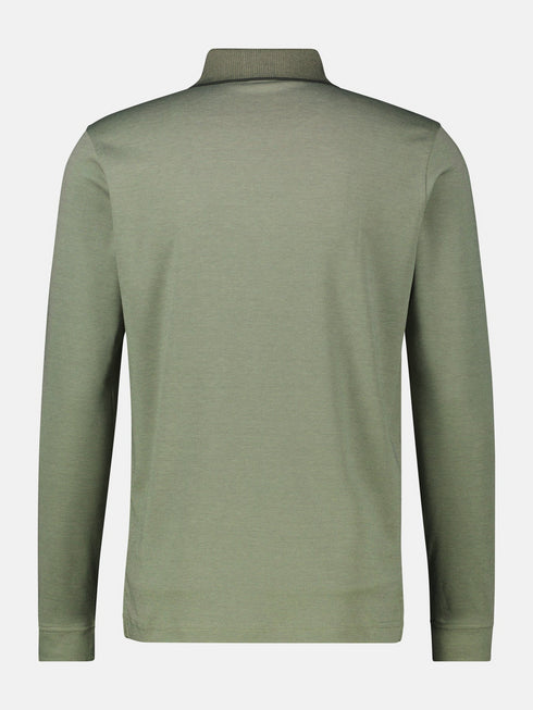 Lerros Men's Long-Sleeved Polo Shirt - Modern Fit 2584211