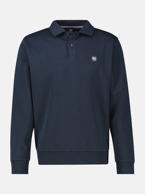 Lerros Long-Sleeved Sweat Polo Shirt – 2584235