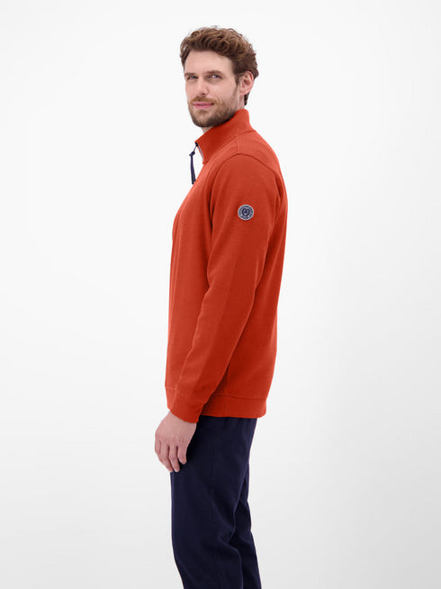 Lerros Men's Plain-Colored Sweater Troyer 2584402 – Regular Fit