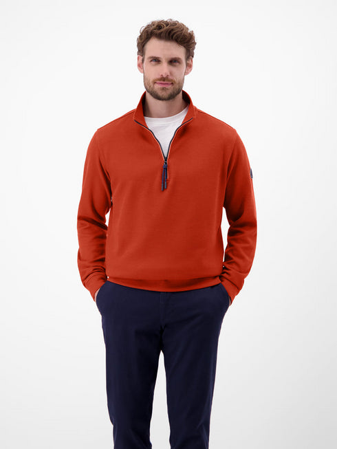 Lerros Men's Plain-Colored Sweater Troyer 2584402 – Regular Fit