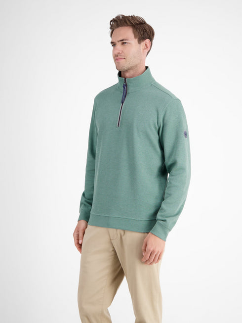 Lerros Men's Plain-Colored Sweater Troyer 2584402 – Regular Fit