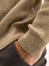 Lerros Men’s Knitted Tryoer Sweater with High Collar Melange Look- 2585423