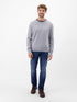 Lerros Men’s Knitted Round Neck Sweater – Modern Slim Fit – 2595004