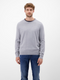 Lerros Men’s Knitted Round Neck Sweater – Modern Slim Fit – 2595004