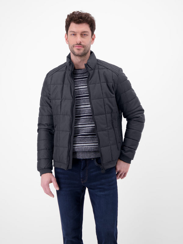 Lerros Men's Quilted Jacket in Wool Look – 2597015