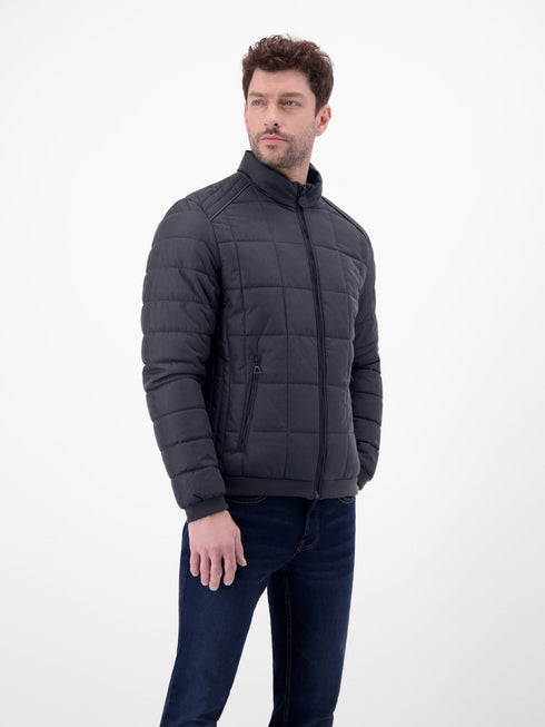Lerros Men's Quilted Jacket in Wool Look – 2597015
