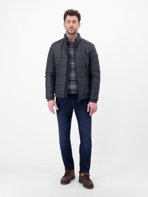 Lerros Men's Quilted Jacket in Wool Look – 2597015