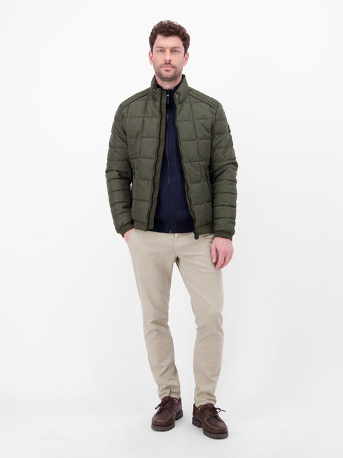 Lerros Men's Quilted Jacket in Wool Look – 2597015