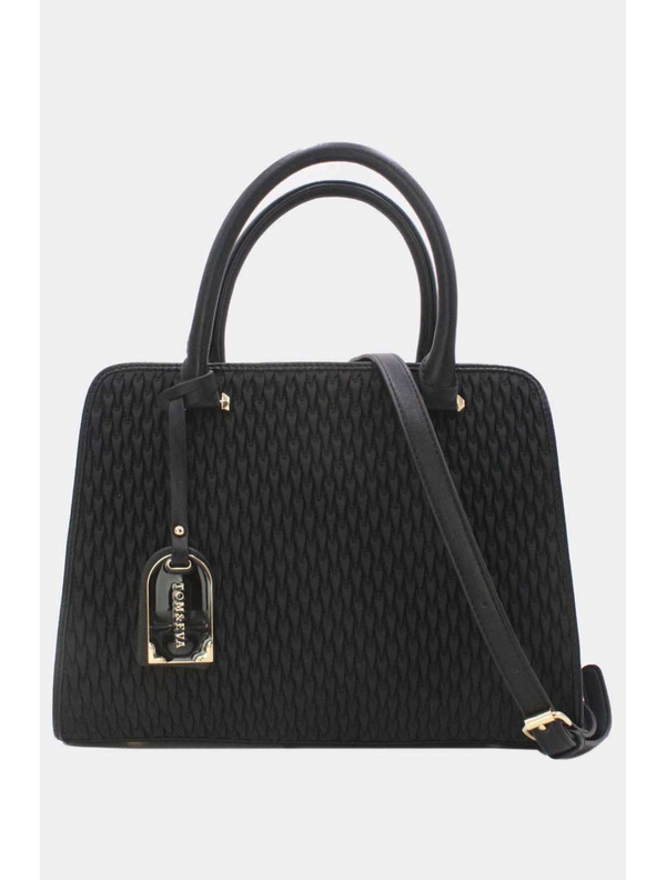 Tom & Eva Fabric Handbag with Pendant 25B-6192