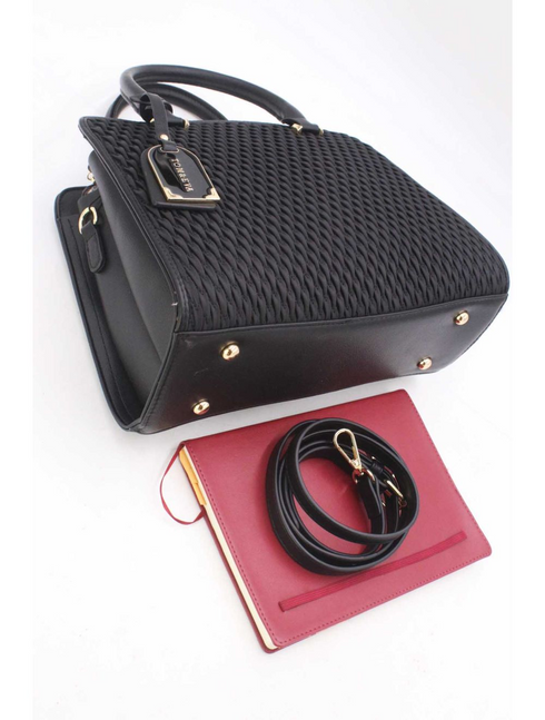 Tom & Eva Fabric Handbag with Pendant 25B-6192
