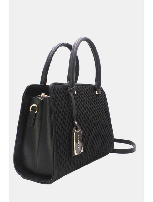 Tom & Eva Fabric Handbag with Pendant 25B-6192