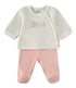 Babybol Animal Wrap Top and Footed Trousers 2 Piece Set B260001 - Pink