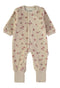 Babybol | Floral Print Velour Babygrow Romper 260029 - Beige