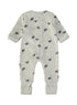Babybol | Tortoise Print Velour Babygrow Romper 260042 - Grey