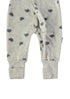 Babybol | Tortoise Print Velour Babygrow Romper 260042 - Grey