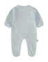 Babybol | Hippo Wrap Velour Babygrow Romper 260043 - Light Blue