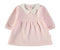 Babybol | Scallop Collar Velour Baby Dress 260054 - Pink