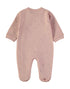 Babybol Baby Star Print Long-Sleeve Footed Onesie 260410